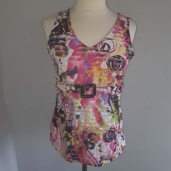 5/10$ Conrad C  Women's sleeveless blouse size M - Picture 3 of 14